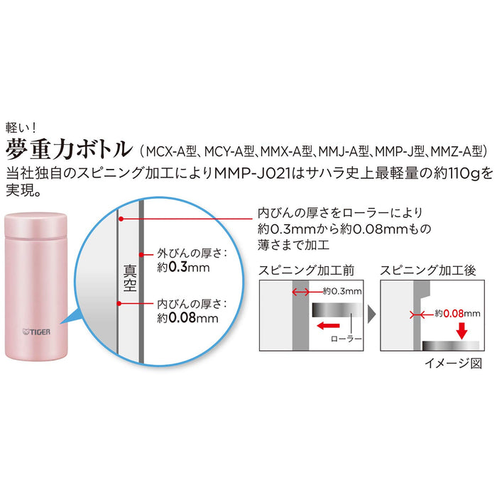 Tiger Thermos 保温杯瓶 350ml 叶绿色 - 正宗日本设计