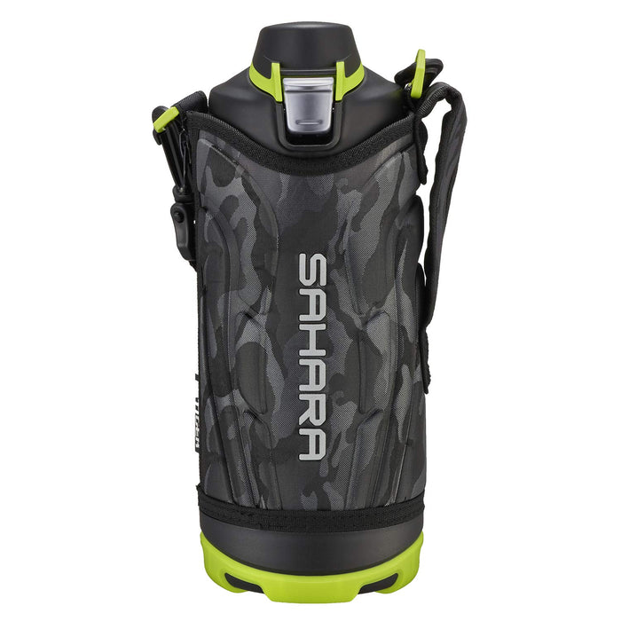 Tiger Thermos 1L Sahara Steel Bottle Sports Direct Drinking Wide Mouth Cooling Black Mme-F100Kk