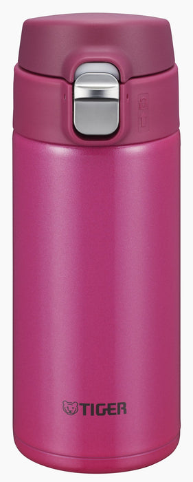 Tiger Thermos 360ml Stainless Steel Water Bottle - Sahara Pink