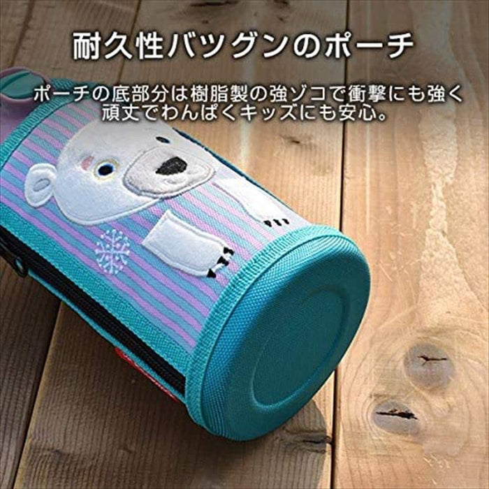 Tiger Thermos 600ml Stainless Steel Water Bottle with Pouch - Japan Sahara Korobokkuru Polar Bear Mbr-C06Gps