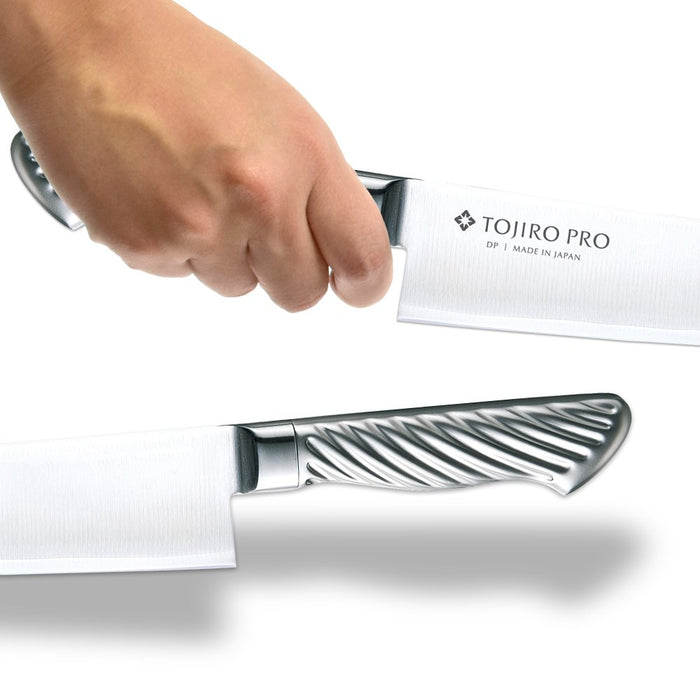 Tojiro Pro DP F-895 Santoku Knife - 170mm Japan Cobalt Alloy Steel - Meat/Fish/Veg - Easy Grip