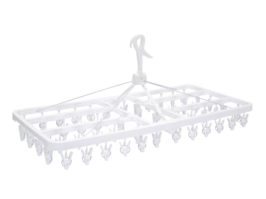 Towa Industry Japan Laundry Drying Hanger - White, Compact Size