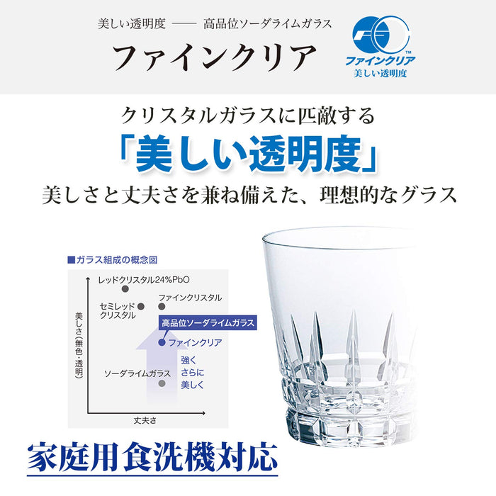 东洋佐佐木玻璃 6 件套透明 70 毫升杯 - 日本制造 J-00301