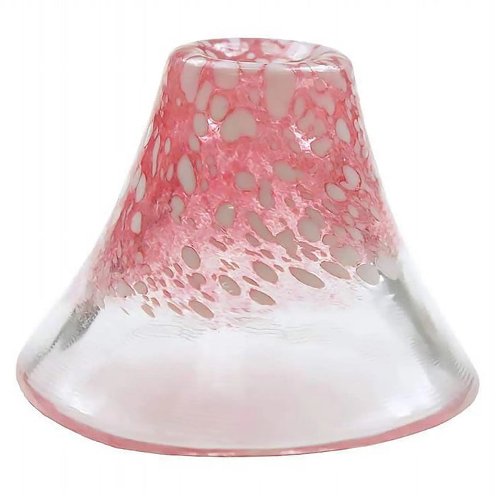 Toyo Sasaki Glass Mount Fuji Red Sake Cup - Single