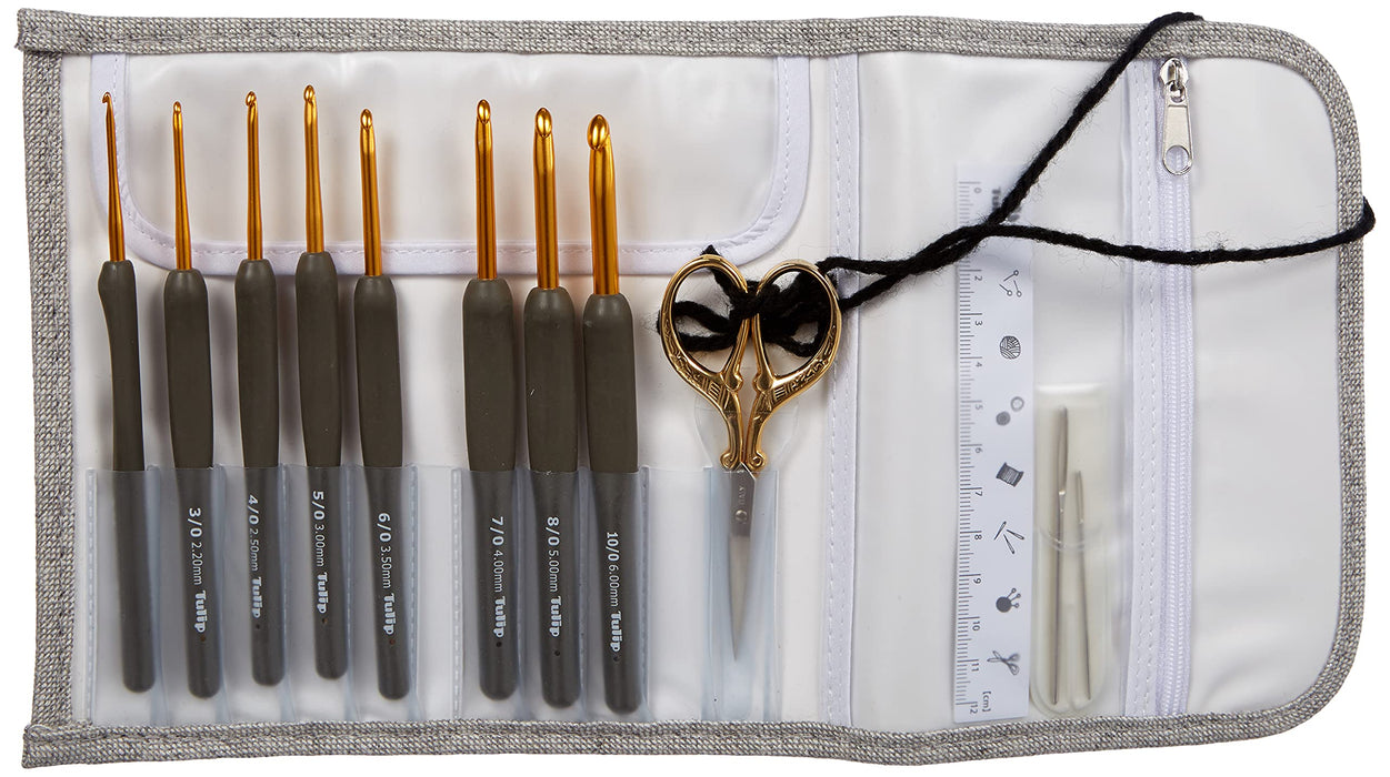 Tulip Etimo Crochet Hook Set - Premium Gold Japan TEG-001