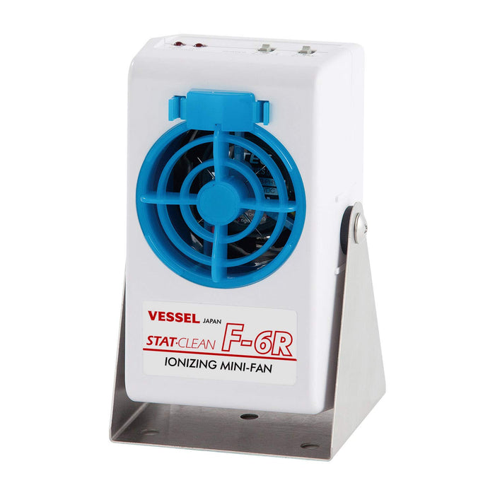 Vessel F-6Rst Static Elimination Mini Fan Ionizer w/ Stand