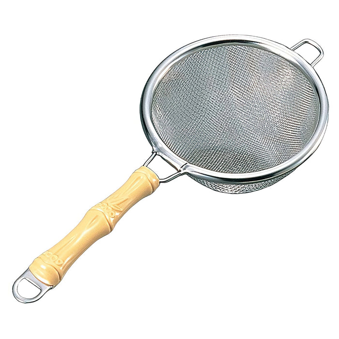 Wada Tea Strainer Premium Stainless Steel Double Mesh with Bamboo Handle