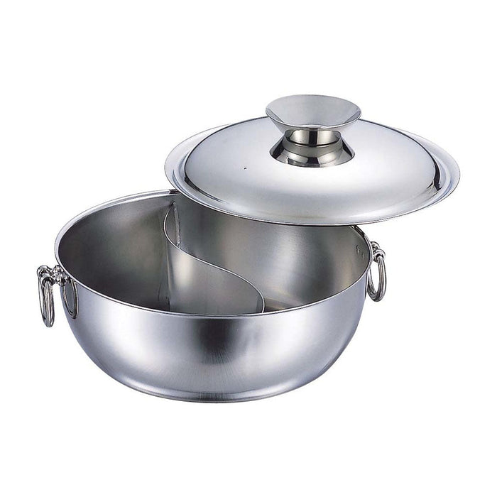 Wadasuke 25cm Stainless Steel Induction Shabu Shabu Hot Pot