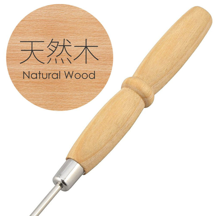 Wahei Freiz Japan Takoyaki Tool with Wooden Handle - Yr-4236