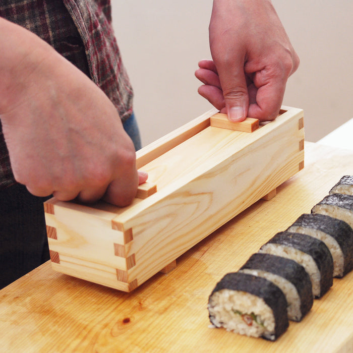 Yamacoh Hinoki Sushi Mold - Authentic Wooden Roll Maker