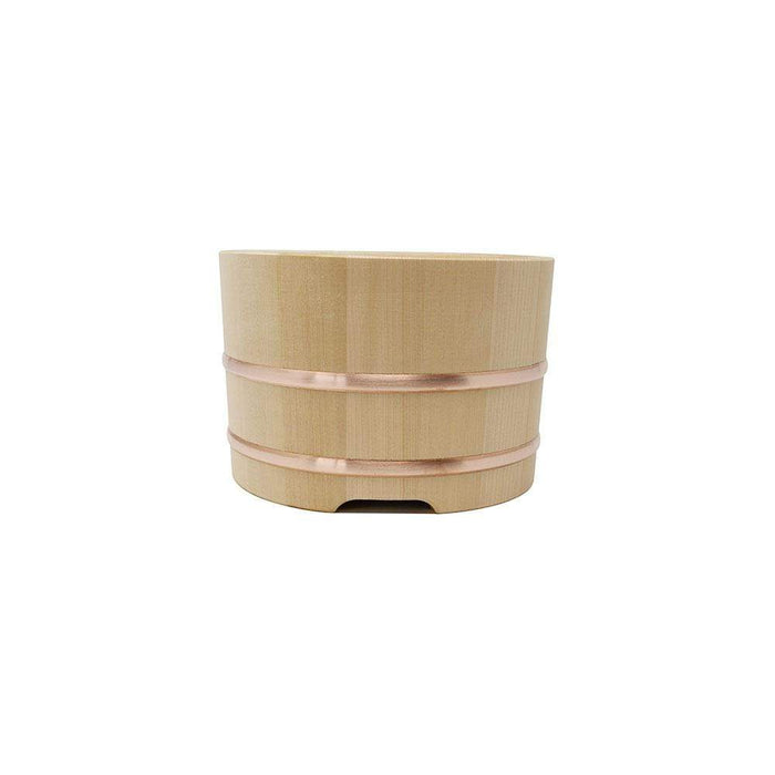 Yamacoh Ohitsu Sawara Wood Rice Container - Authentic Japanese 18Cm Nosebitsu