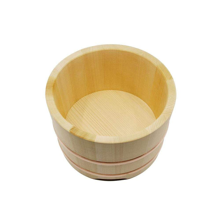 Yamacoh Ohitsu Sawara Wood Rice Container - Authentic Japanese 18Cm Nosebitsu