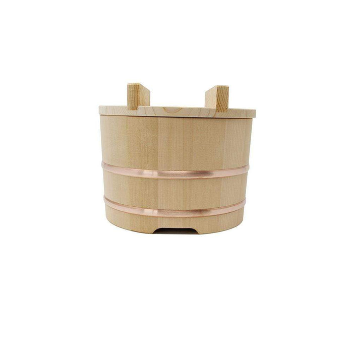 Yamacoh Ohitsu Sawara Rice Container - Authentic Japanese Wooden (39cm)