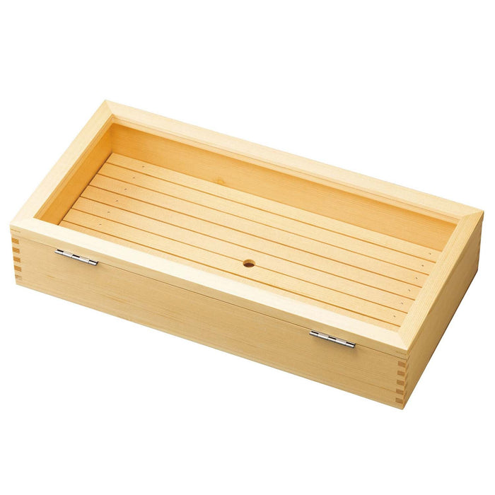 Yamacoh Wooden Sushi Neta Case with Acrylic Cover