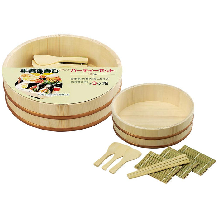 Yamashita Kogei Japanese Rolling Sushi Hand Roll Set - Φ30 X H8.8Cm