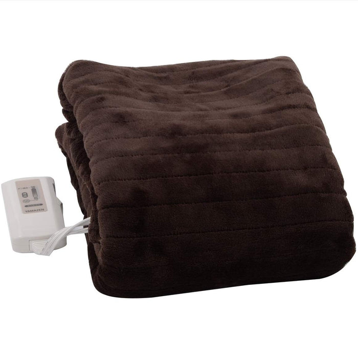 Yamazen Washable Electric Bed Blanket 140X80Cm - Japan Flannel/Poodle Yms-F33P(T)