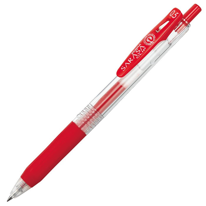 Zebra Sarasa Clip 0.5 Red Gel Pen - Japanese P-Jj15-R5