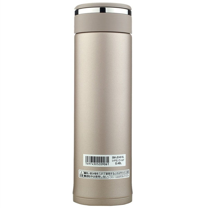 Zojirushi Japan Direct Stainless Mug 480Ml Cinnamon Gold - Sm-Jd48-Nl