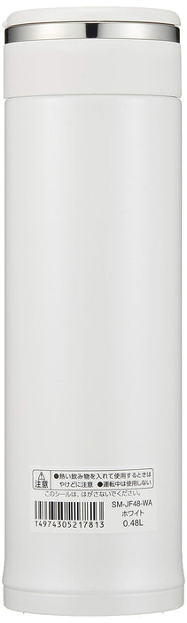 Zojirushi SM-JF48-WA 480ml Steel Mug Bottle - Cold/Warm Insulation